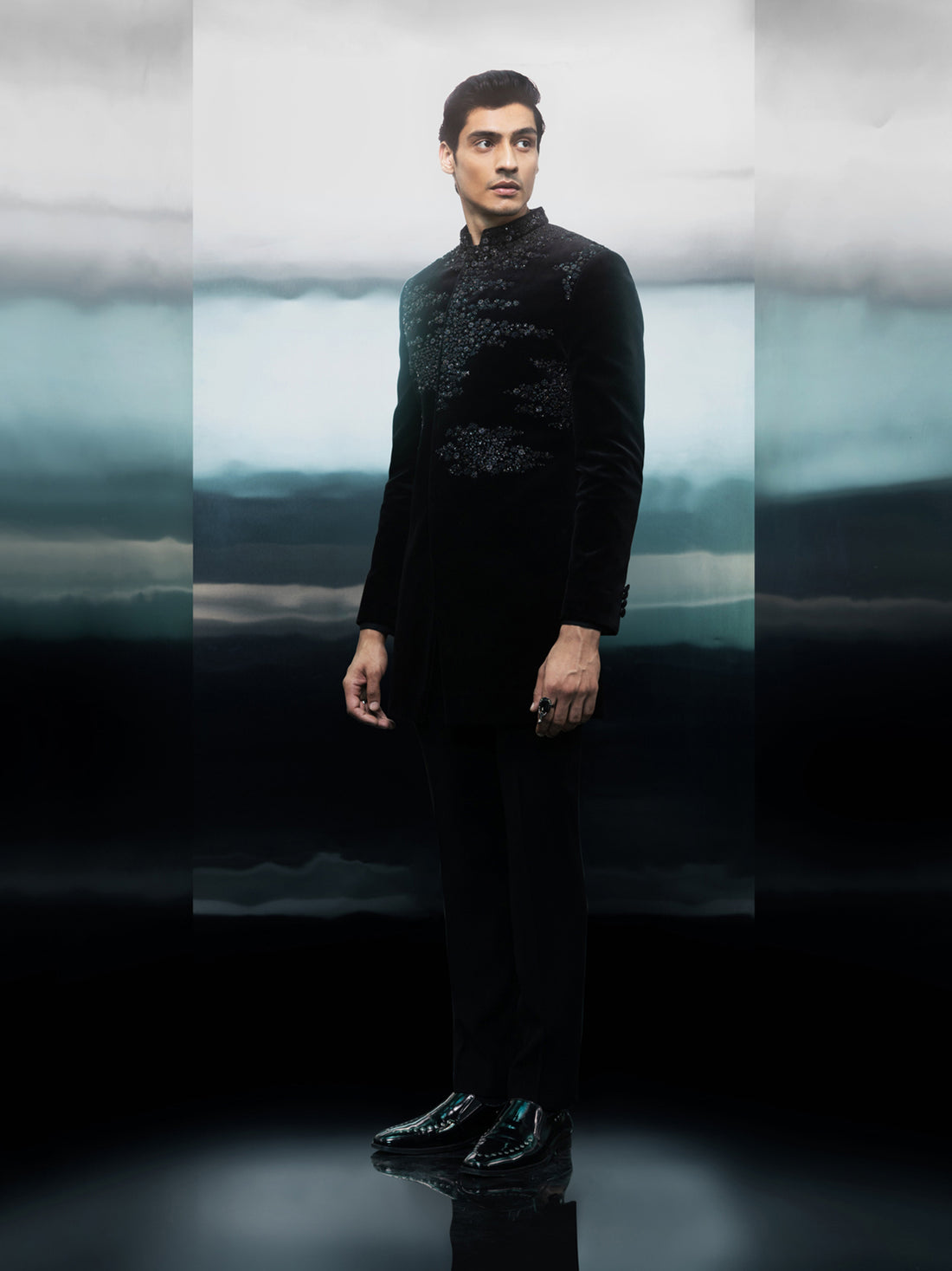 Midnight Majesty Sherwani