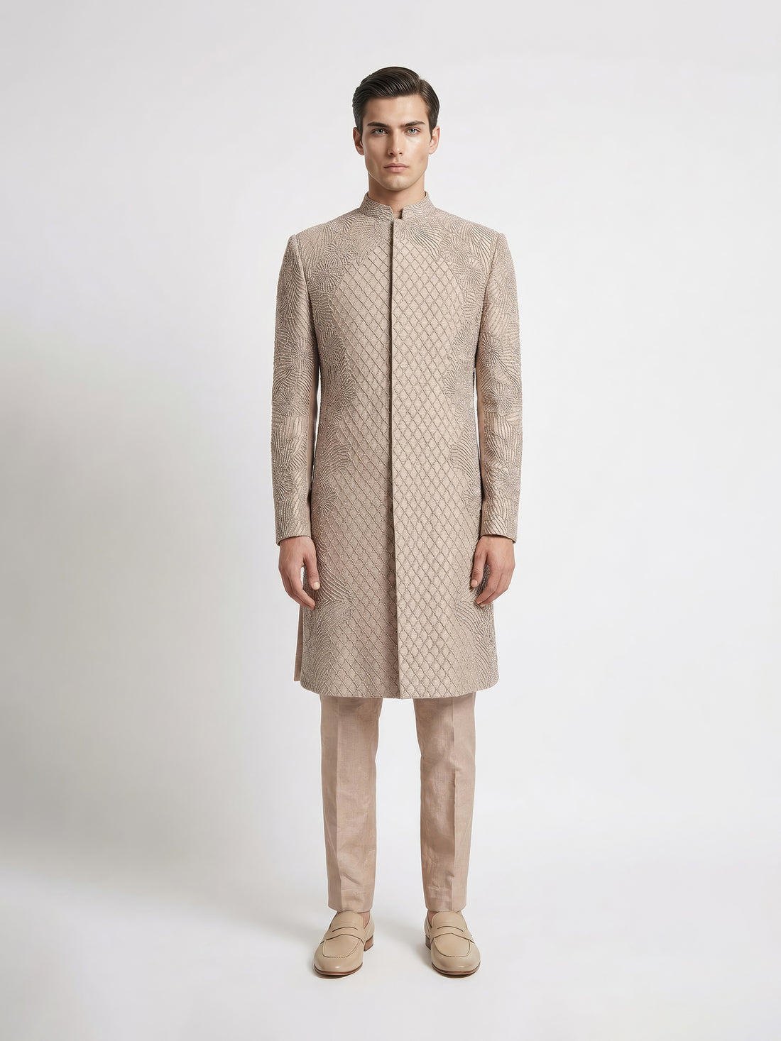 Ocean Gleam Sherwani Set