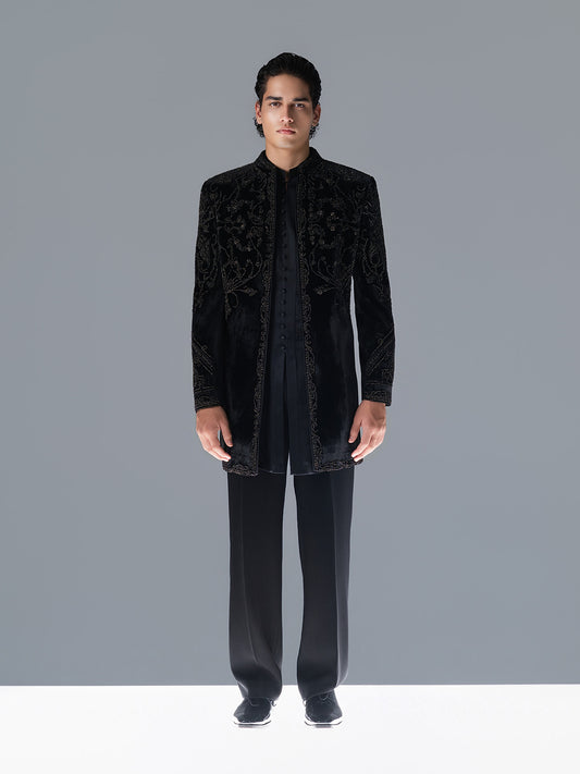 Midnight Grove Sherwani Set