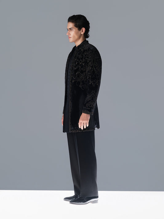 Midnight Grove Sherwani Set