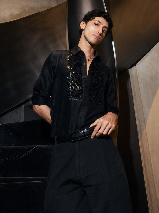 Leopard Sheeting • Yoke Shirt