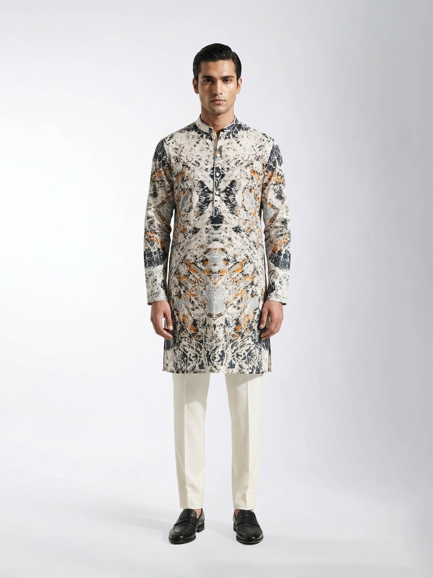 Glacier Glitch Kurta Set