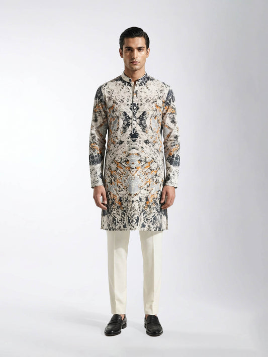 Glacier Glitch Kurta Set