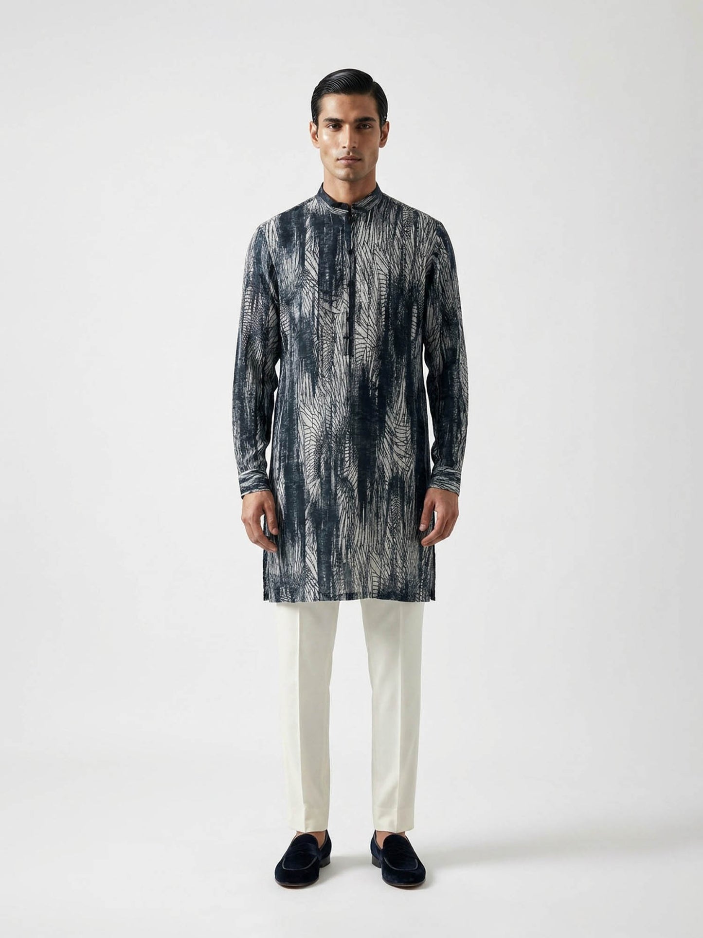 Inkstroke Print Kurta