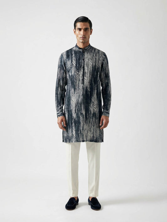 Inkstroke Print Kurta
