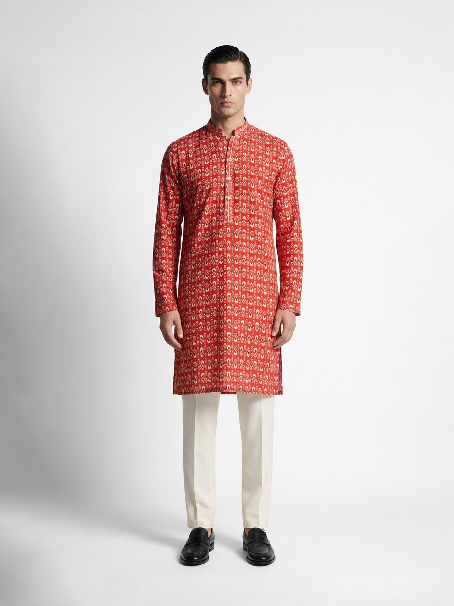 Heritage Motif Print Kurta