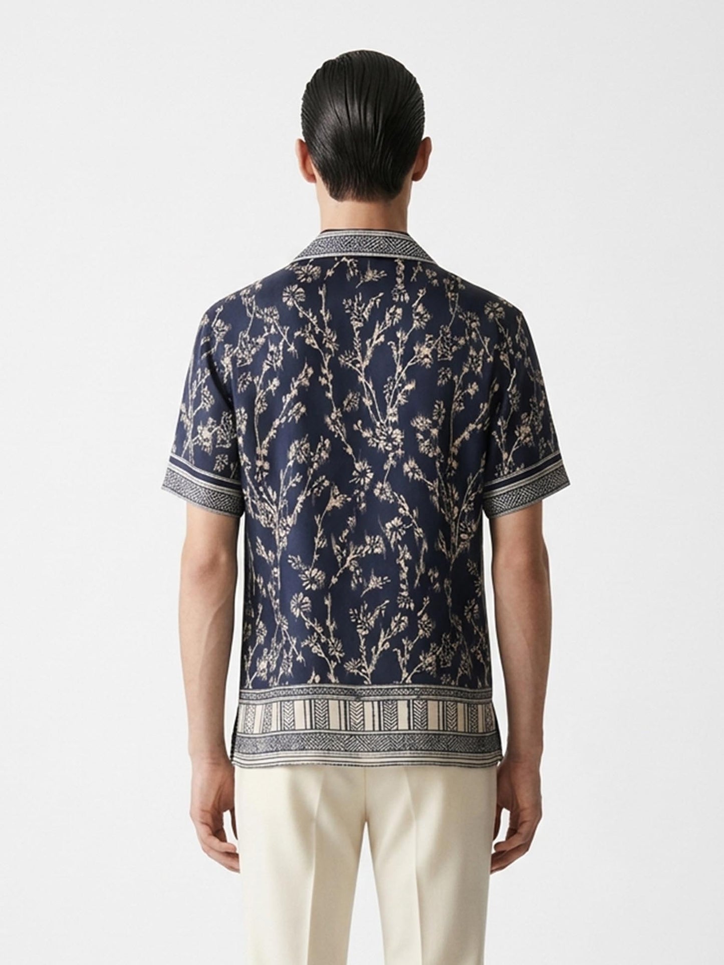 Botanical Tapestry Cuban Collar Shirt