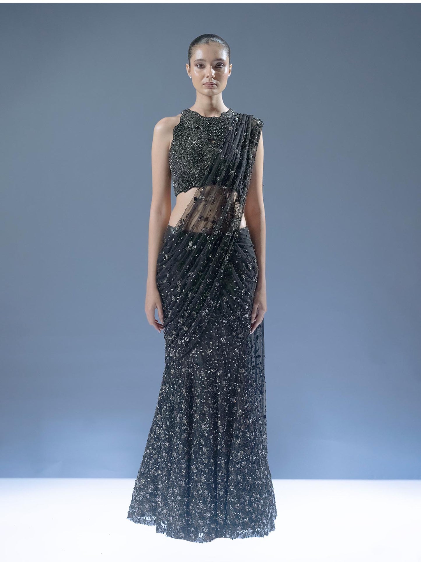 Starlit Veil Saree