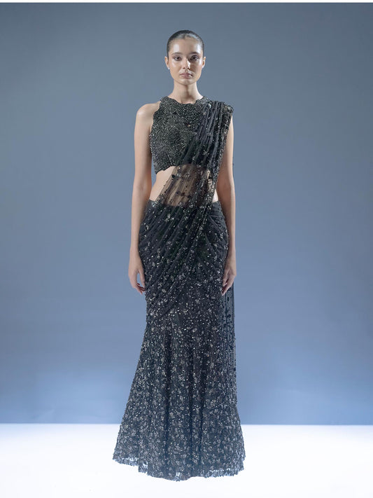 Starlit Veil Saree