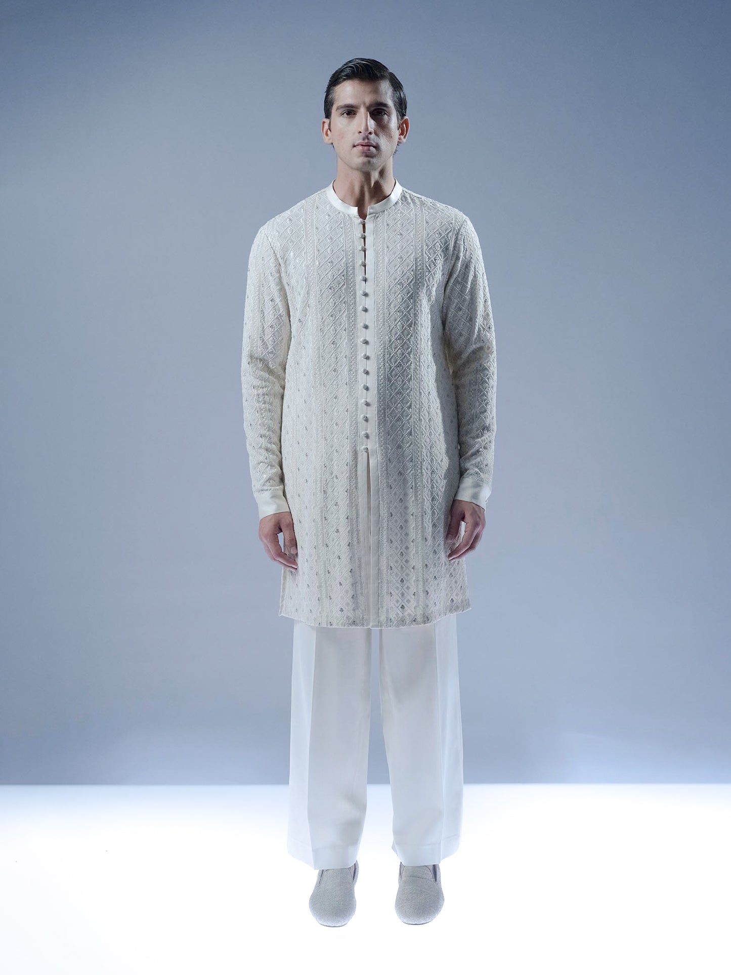 Opulent Chikankari Kurta Set