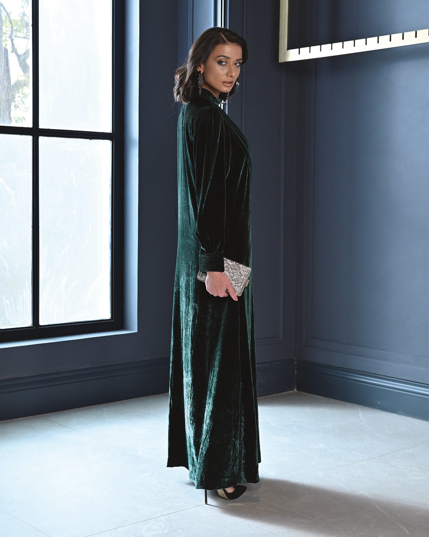 Noir Cascade Kaftan