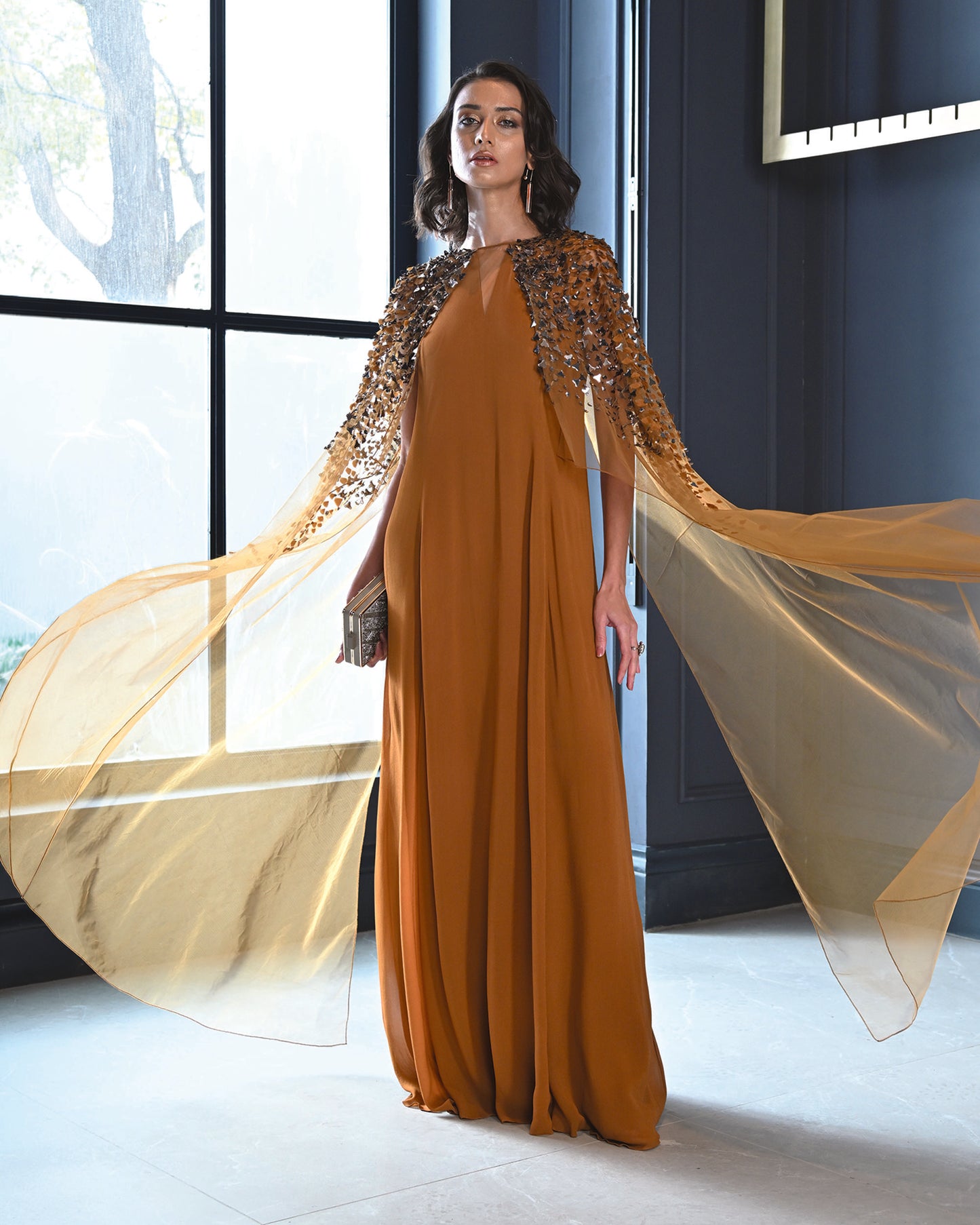 Celeste Draped Kaftan