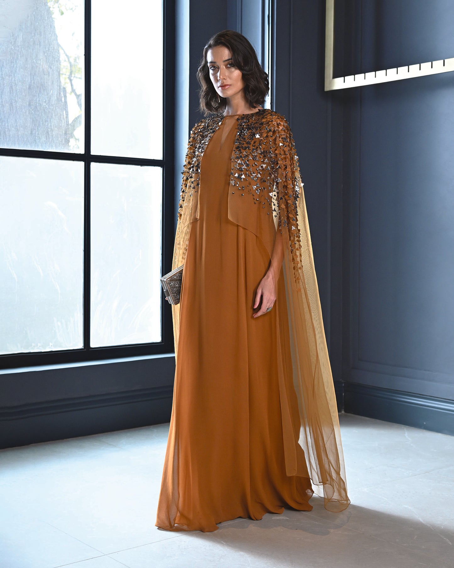 Celeste Draped Kaftan