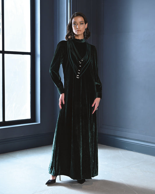 Noir Cascade Kaftan