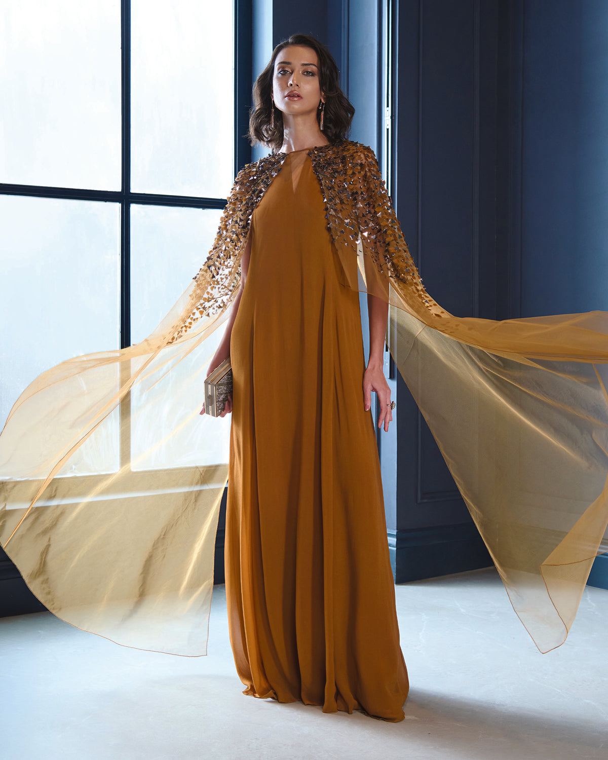 Celeste Draped Kaftan