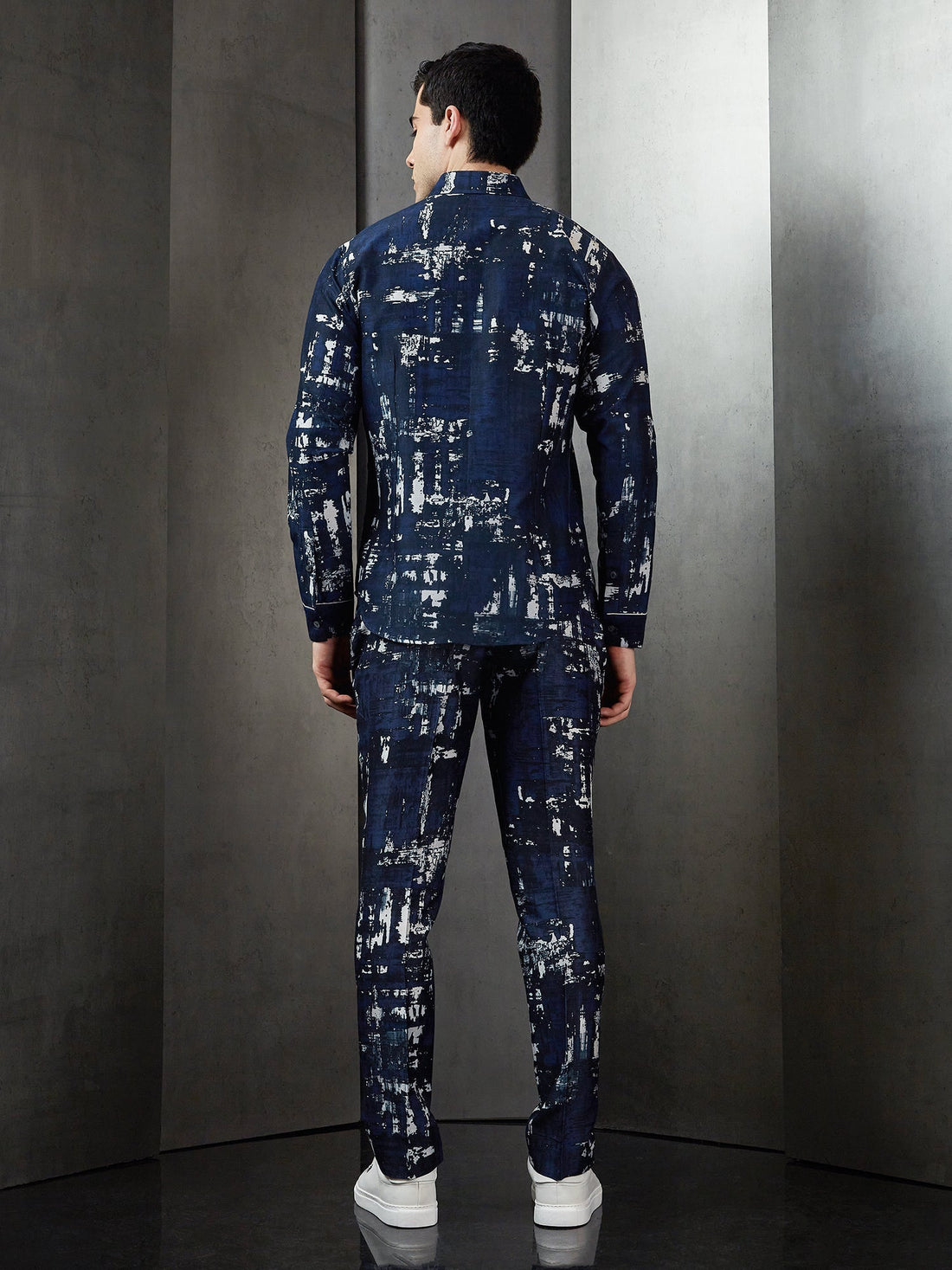 Glitch Printed Full Sleeved Shirt