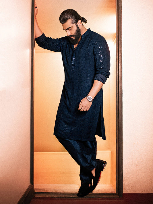 Arjun Kapoor In Chikankari Short Kurta
