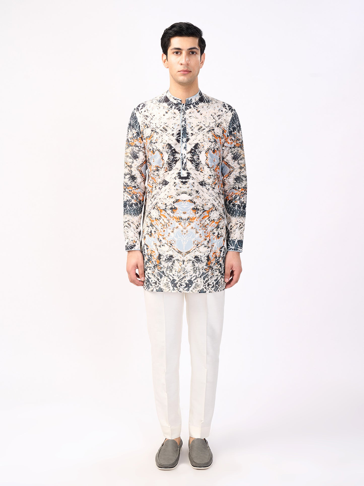 Glacier Glitch Kurta Set