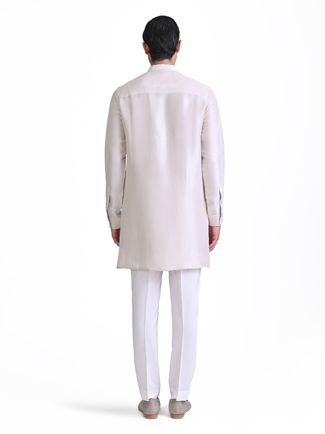 Embellished Yoke Placket Kurta Set