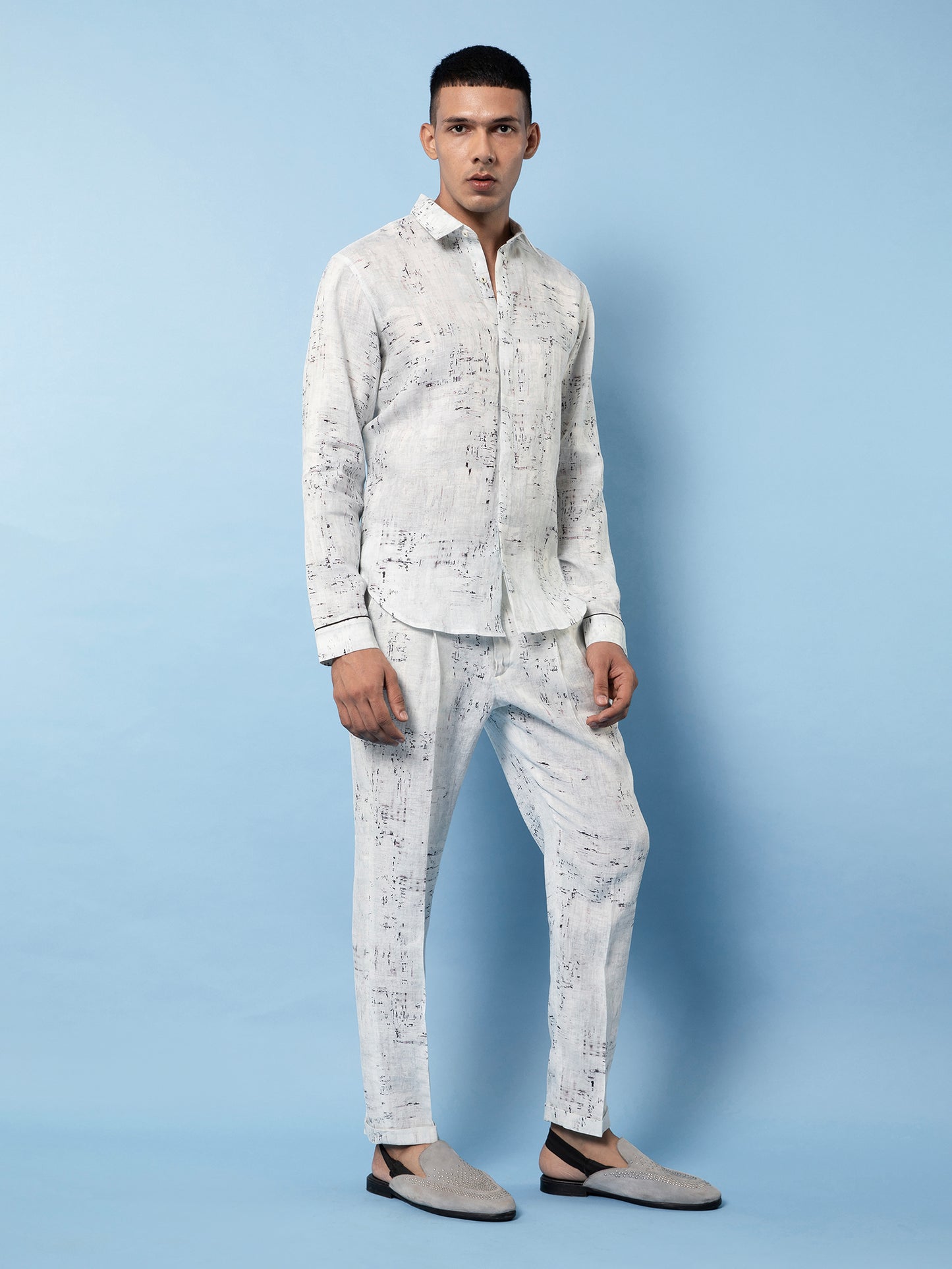 Aeolian Vertical Glitch Co-Ord Set