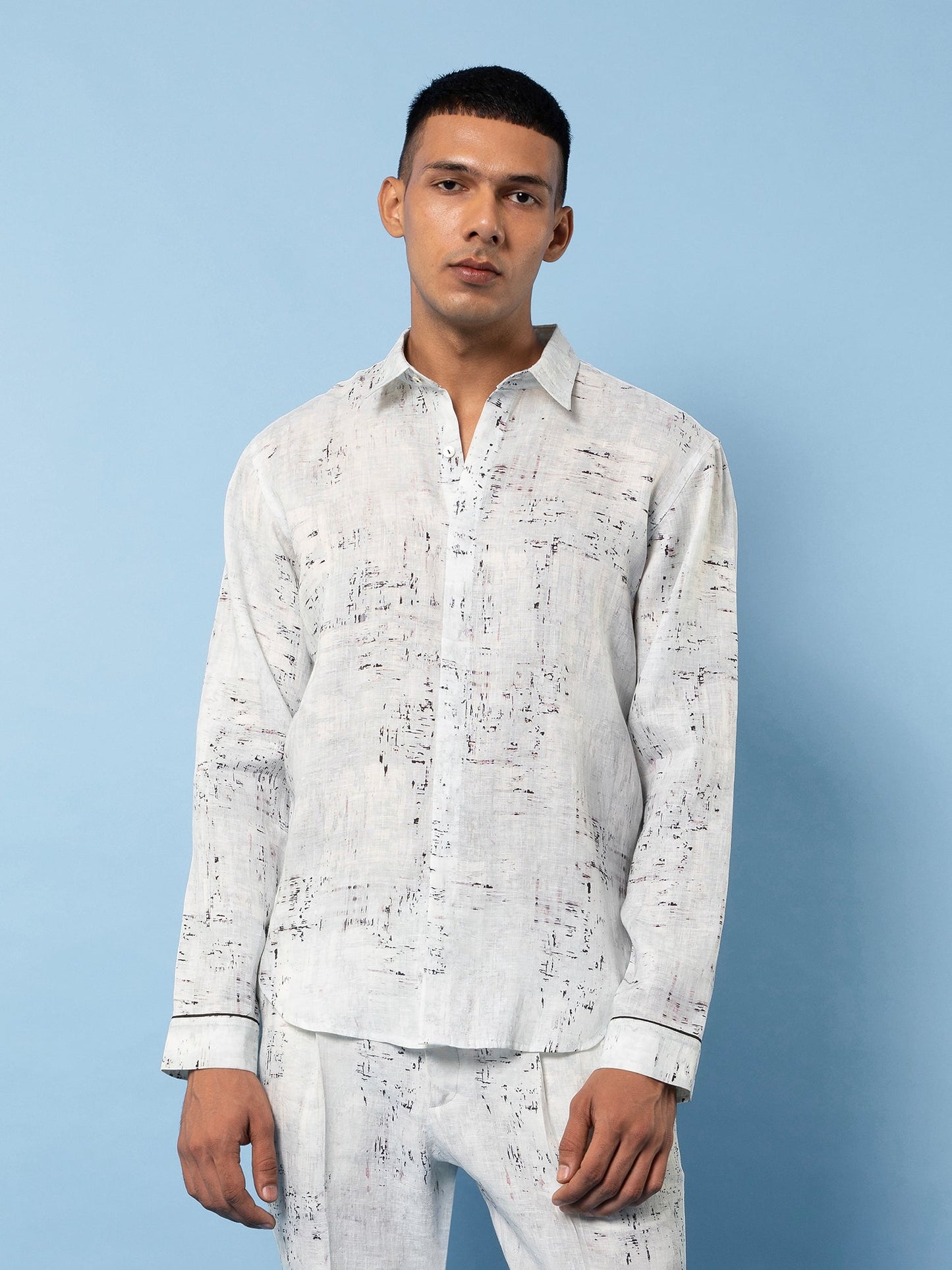 Aeolian Vertical Glitch Shirt