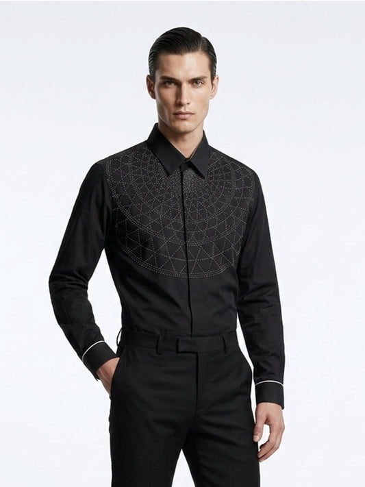 Stellate Lattice Tailored Shirt
