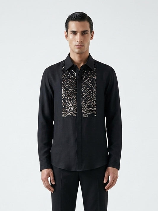 Eclipse Sequin Embroidered Shirt