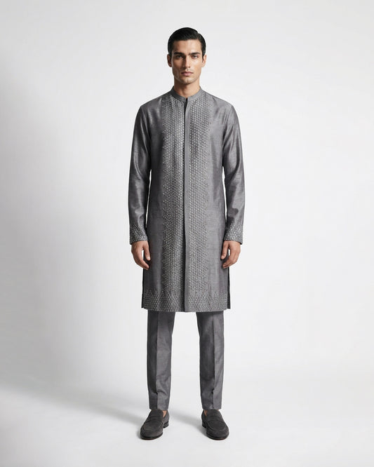 Regal Embroidered Kurta Set