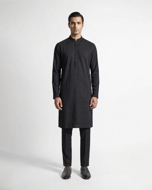 Regal Texture Kurta Set