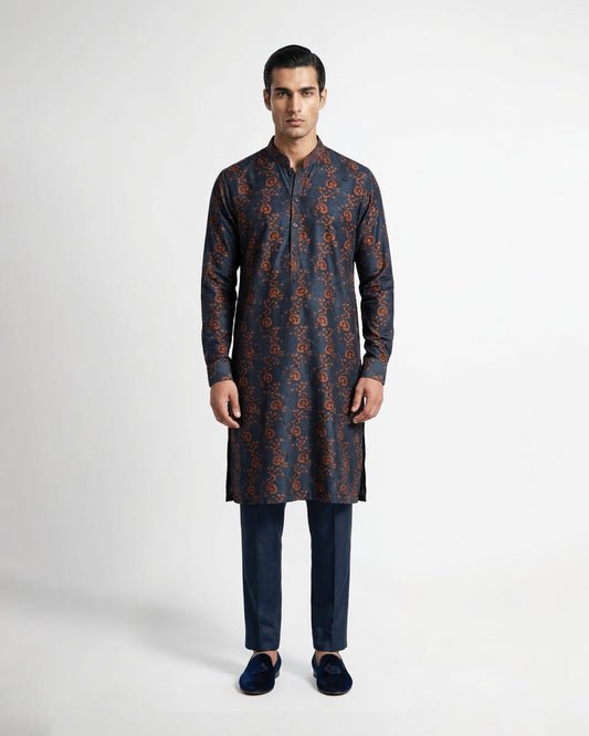 Regal Printed Kurta Ensemble