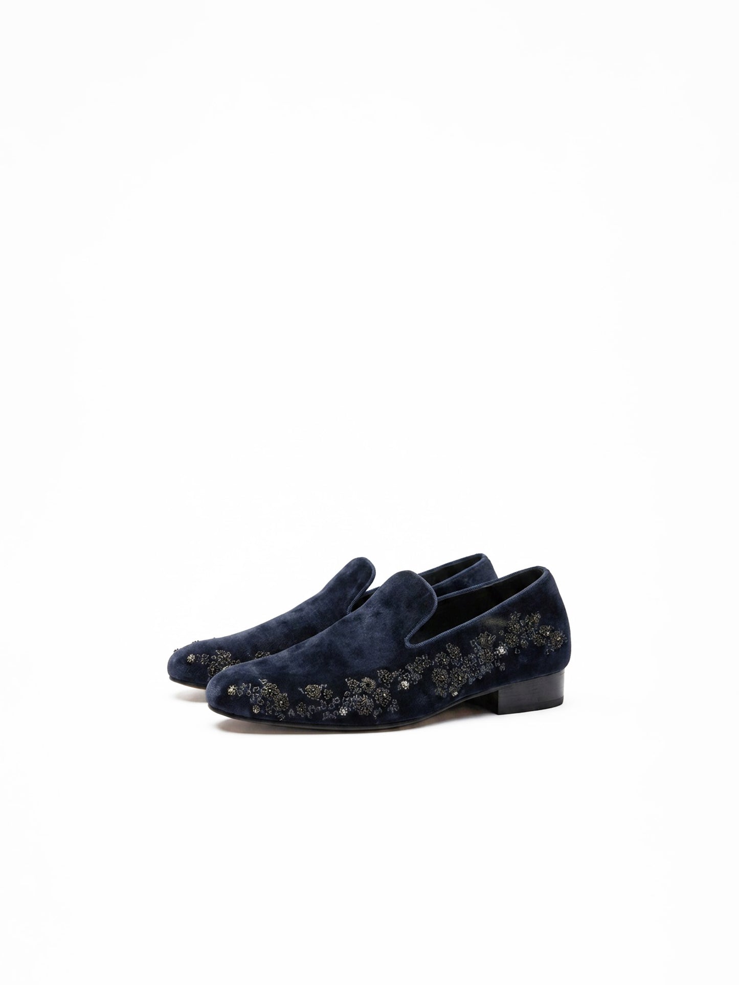 Midnight Royale Velvet Loafers