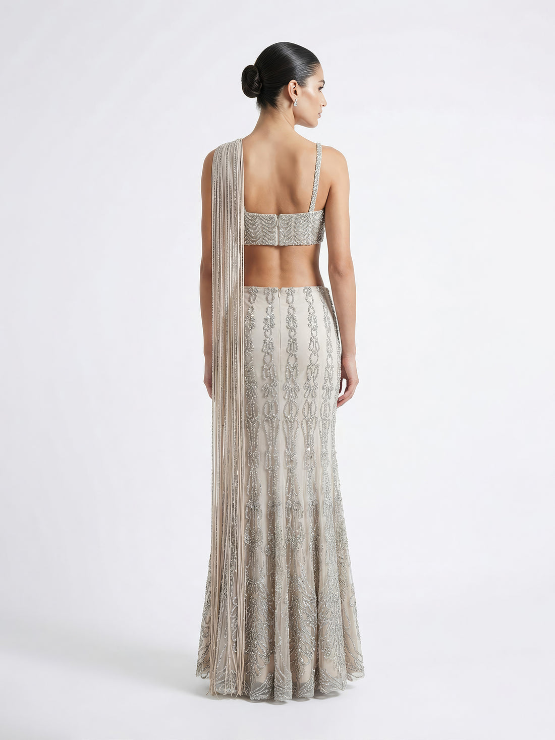 Shimmering Stillness Saree