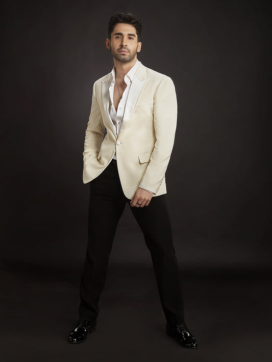 Lakshay • In Off White Classic Suit