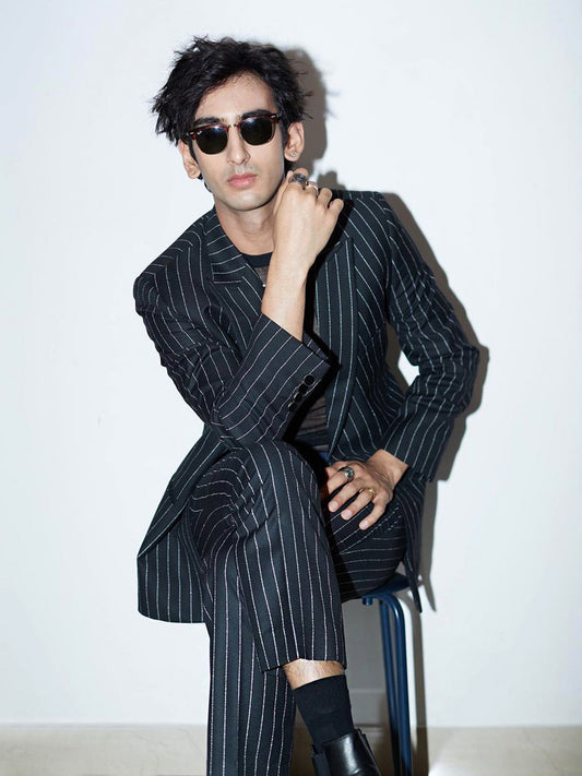 Pinstripe Suit