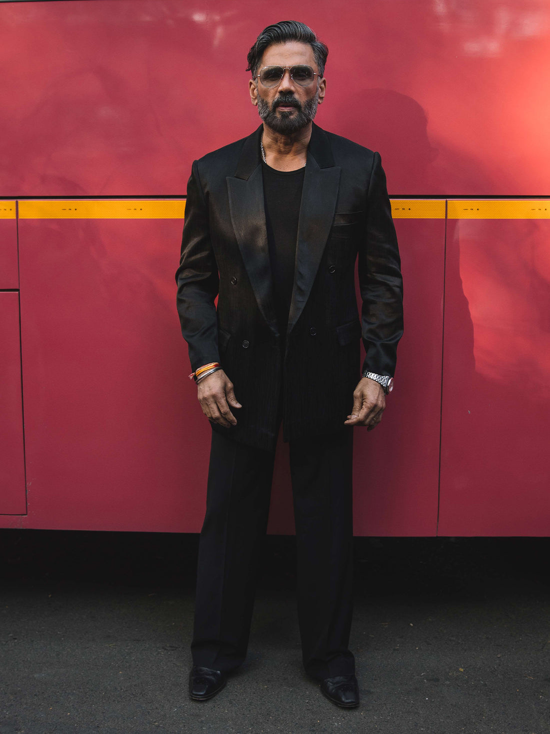 Suniel Shetty • In Nocturnal Tuxedo