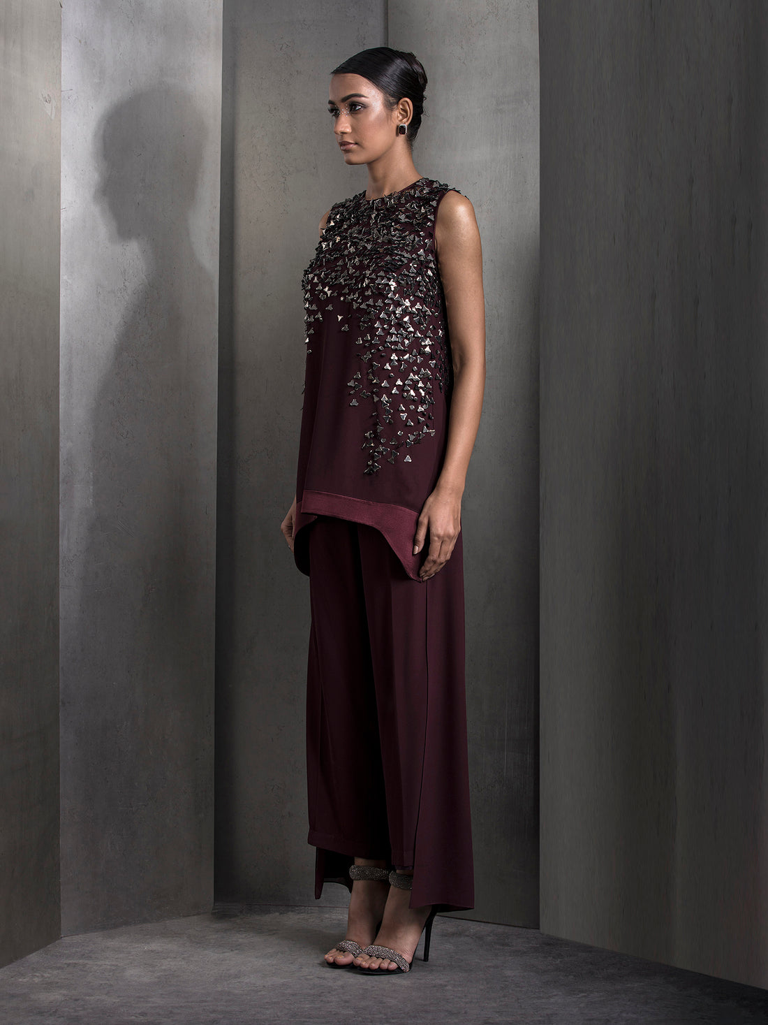 Georgette Embroidered Top