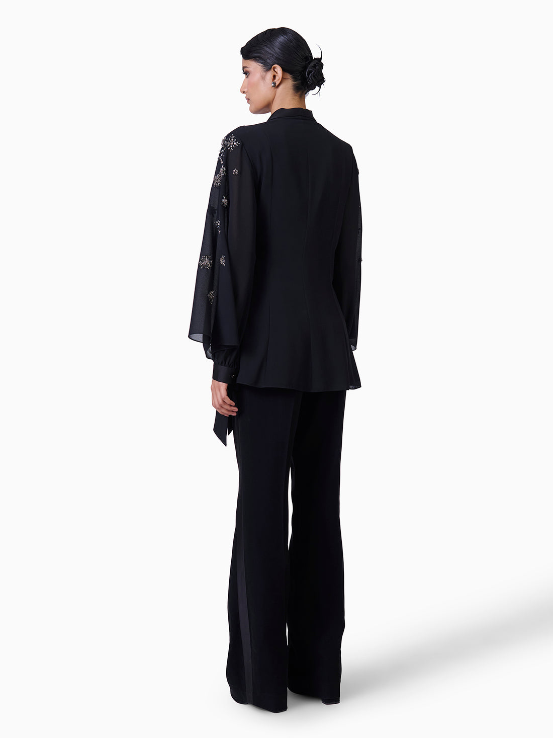 Midnight Elegance Embellished Top