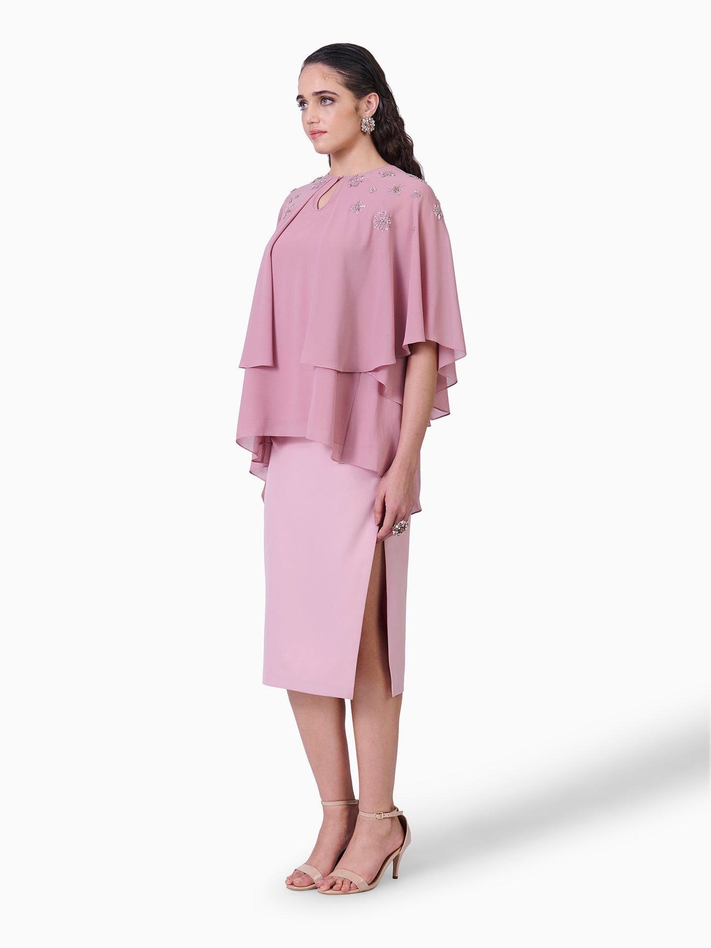 Blush Elegance Layered Top