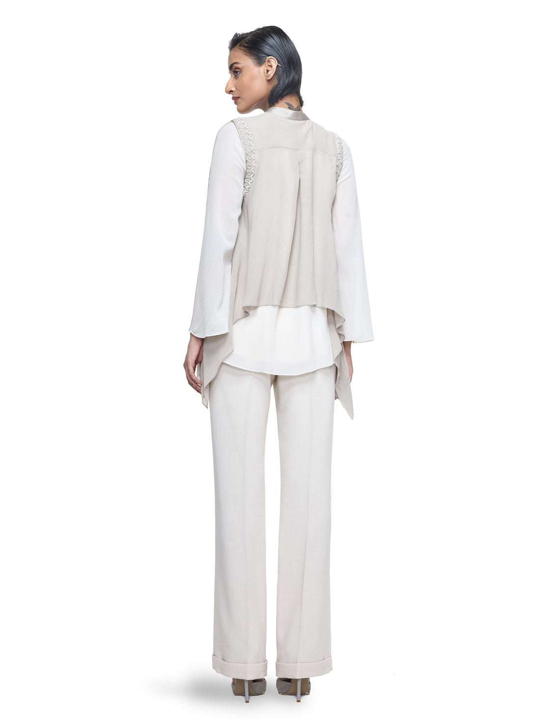 Asymmetrical Top With Embroidery