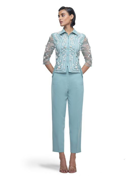 Green Lily Atik Top