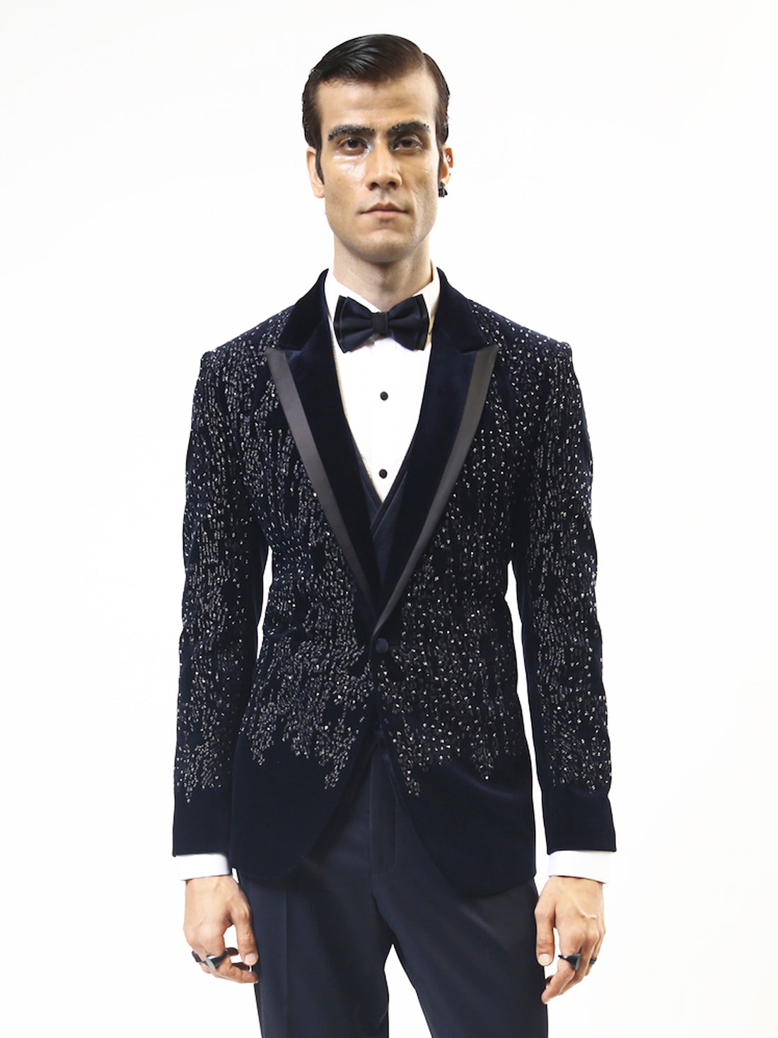 Astral Embellished Tuxedo Set