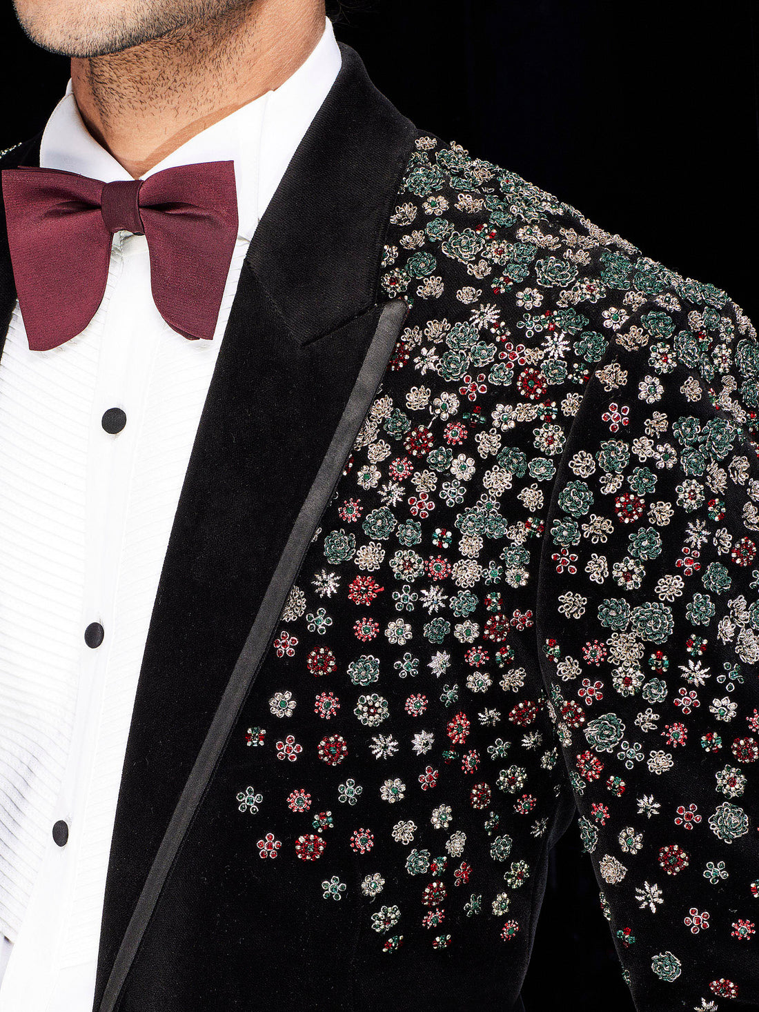 Orion Nebula Embedded Tuxedo Set