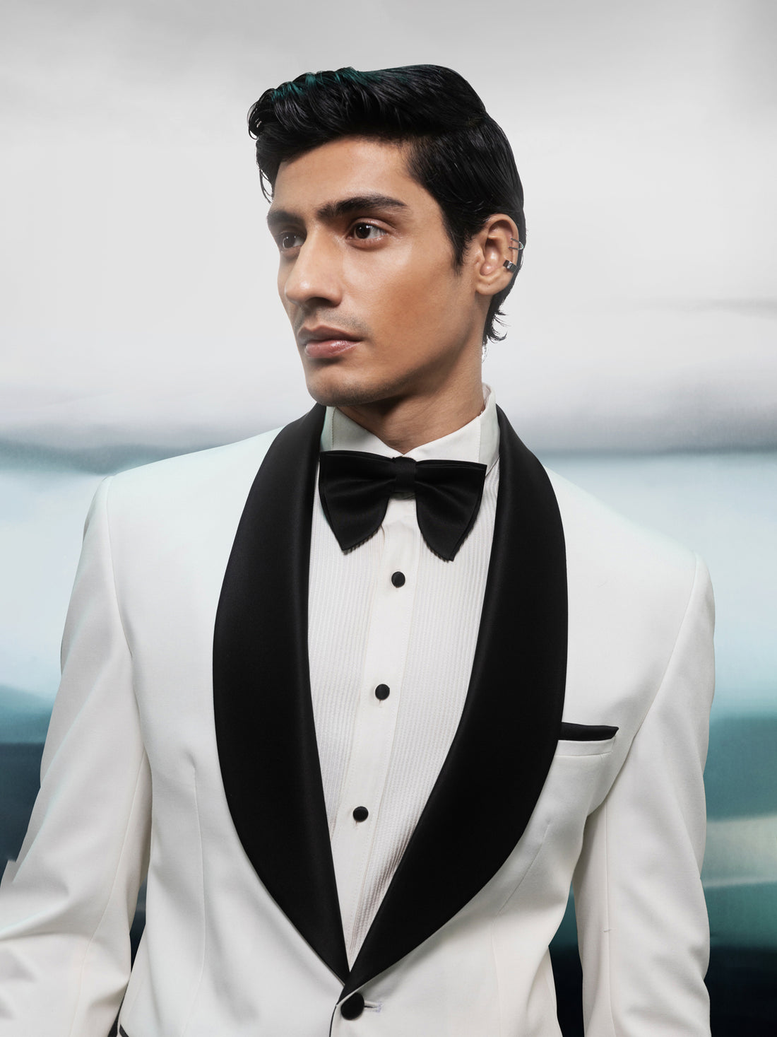 Classic Eclipse White and Black Tuxedo