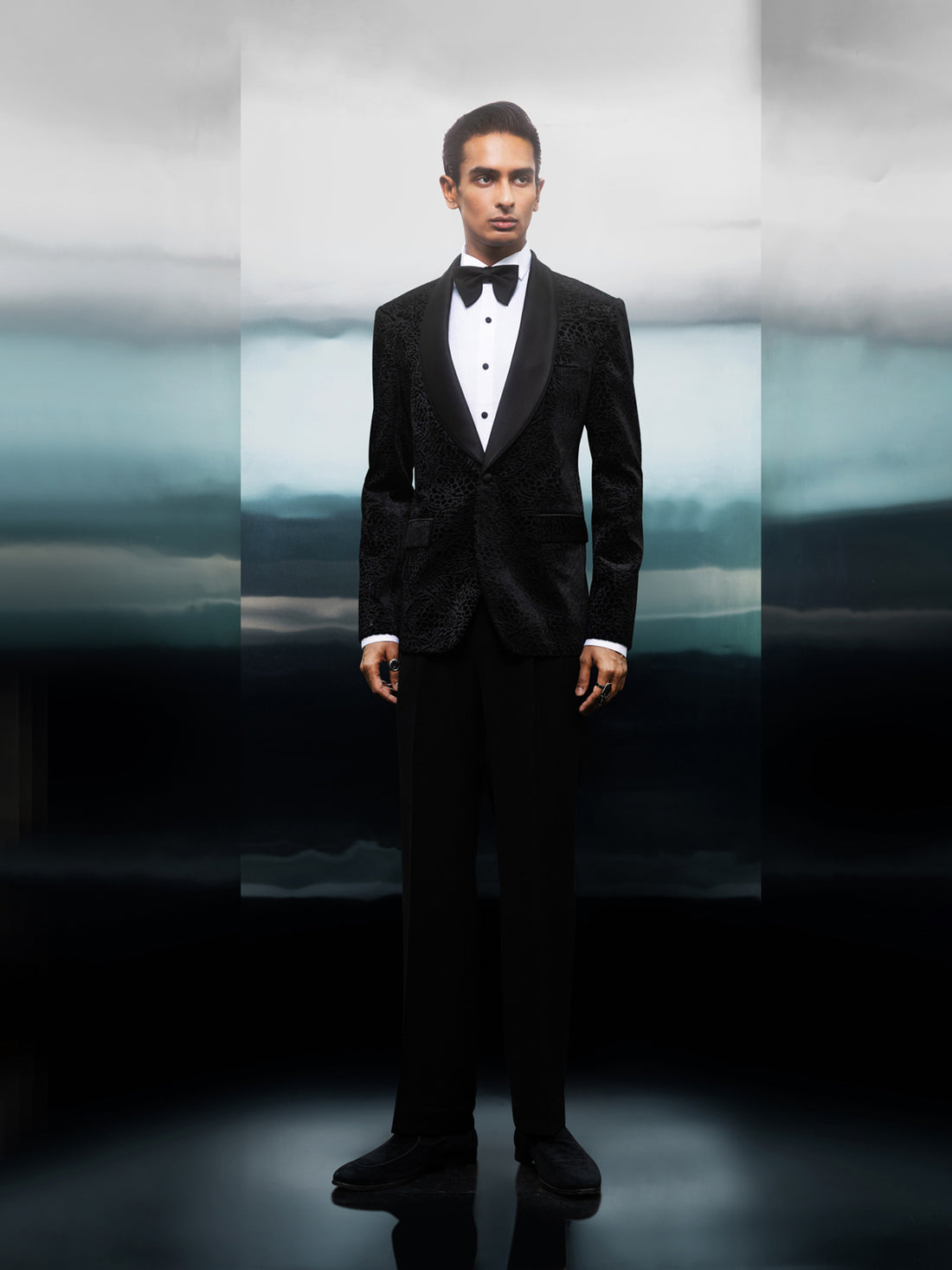 Midnight Velvet Mosaic Tuxedo