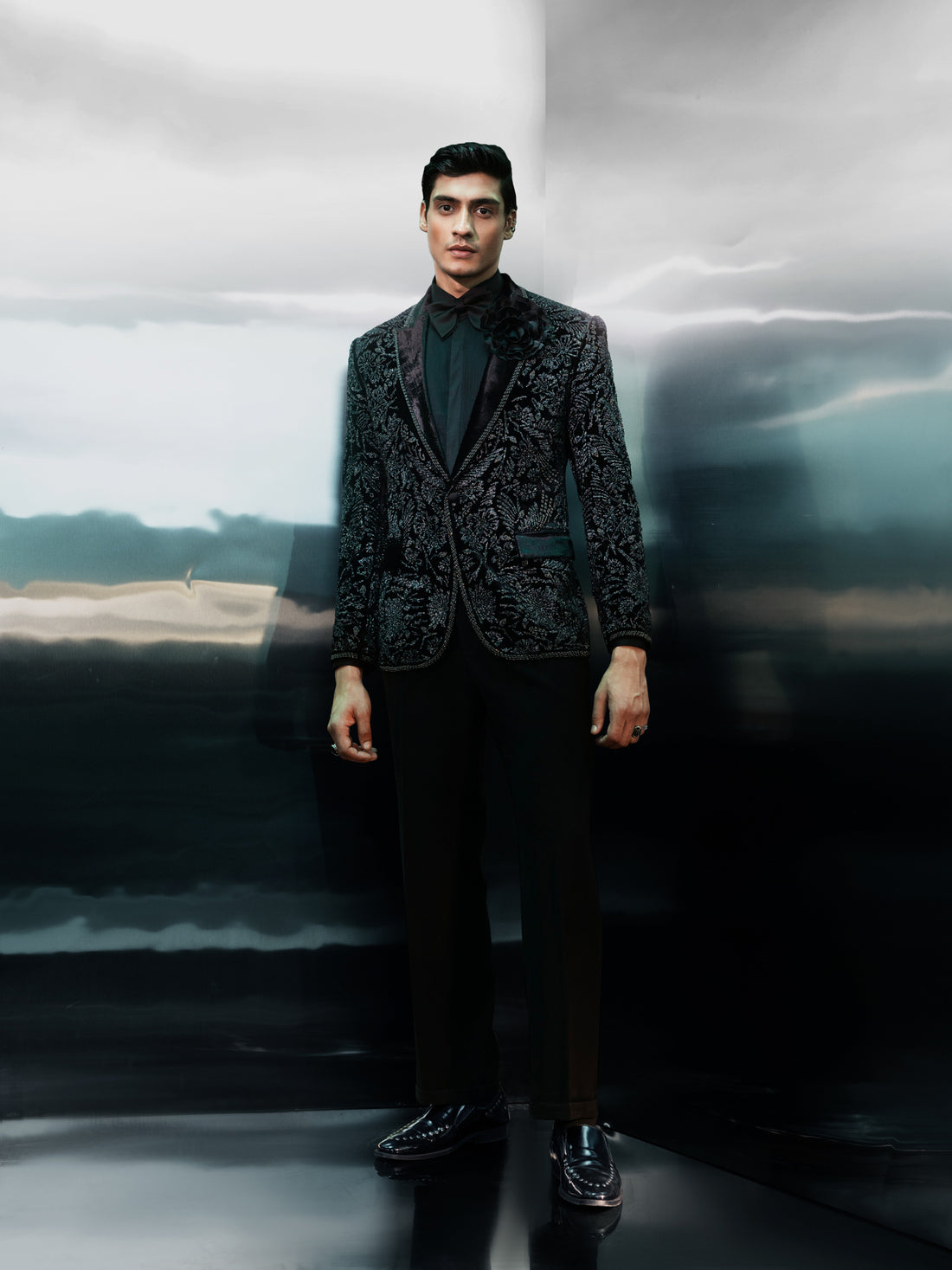 Midnight Baroque Velvet Tuxedo