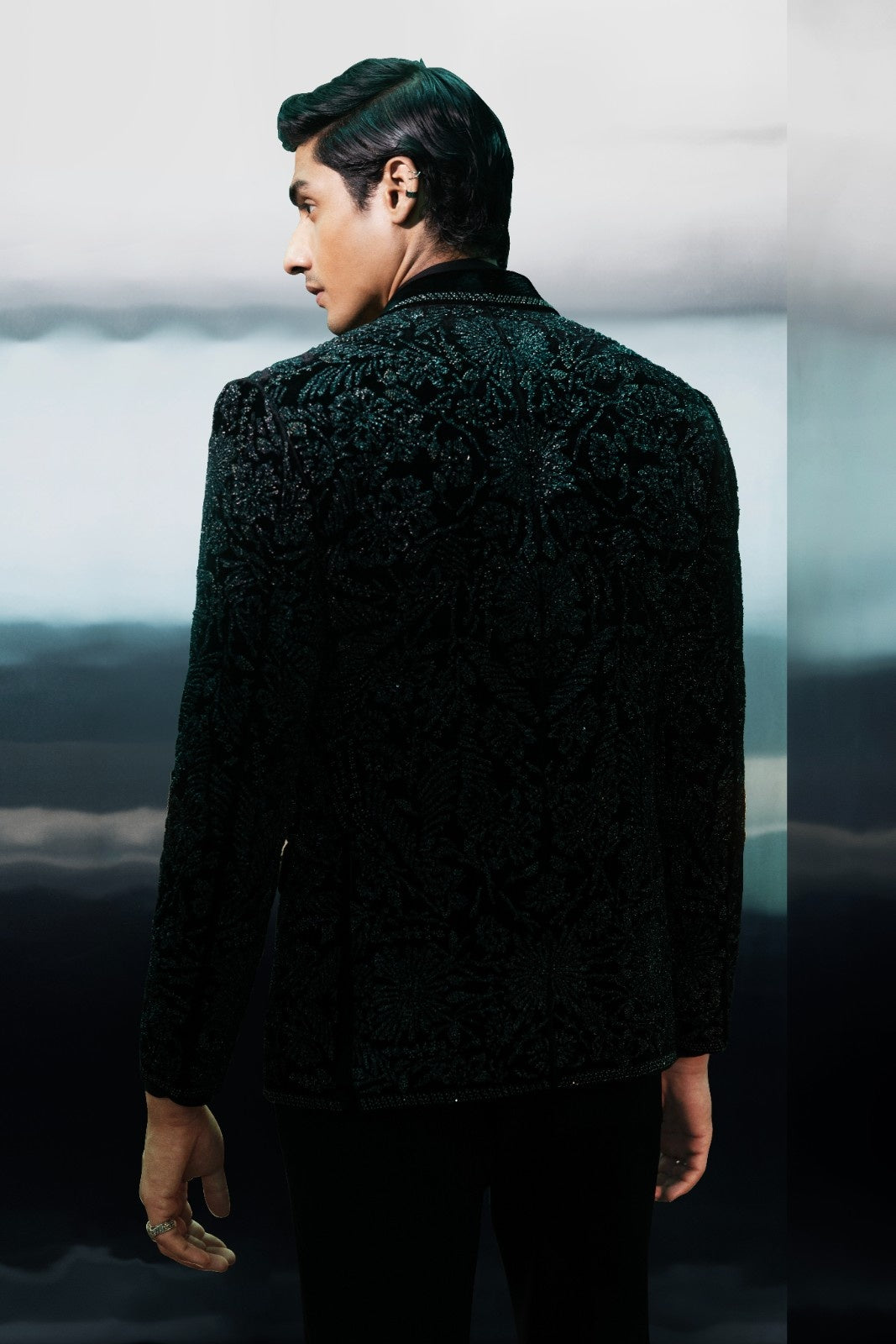 Midnight Baroque Velvet Tuxedo