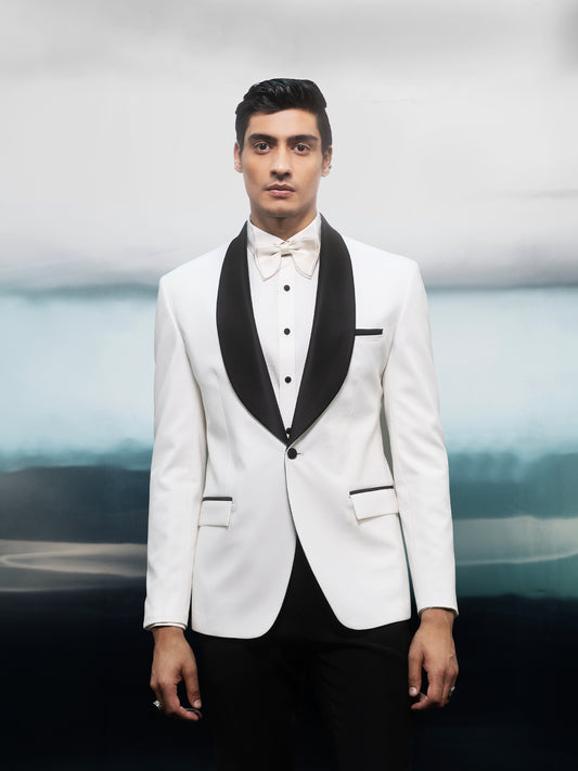 Classic Eclipse White and Black Tuxedo
