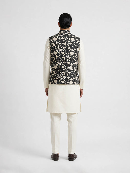 Monochrome Botanical Jacket
