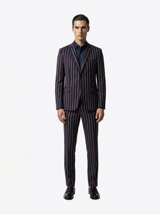Stripe Tailored Suit Set