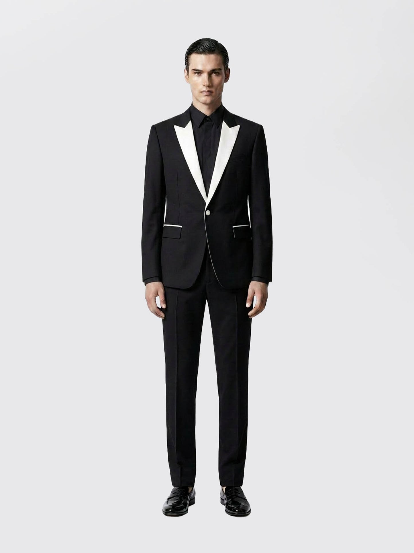Monochrome Peak Lapel Tuxedo